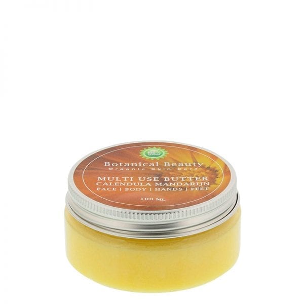 Pedicuresalon Janice - Natuurlijke huidverzorging - Botanical Beauty - Calendula Mandarijn Multi Use Butter 100 ml
