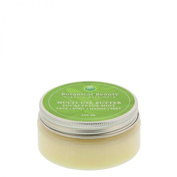 Pedicuresalon Janice - Natuurlijke huidverzorging - Botanical Beauty - Eucalyptus Mint Rozemarijn Multi Use Butter 100 ml