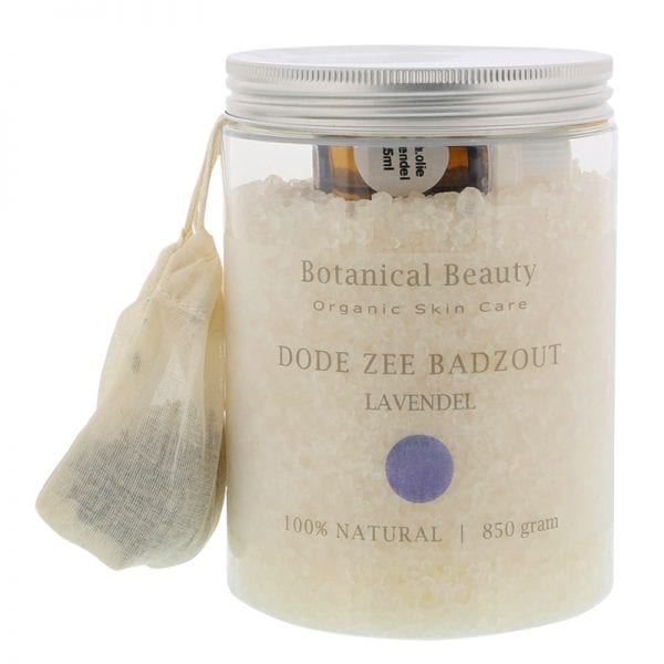 Pedicuresalon Janice - Natuurlijke huidverzorging - Botanical Beauty - Lavendel Dode Zee Badzout 850 gram