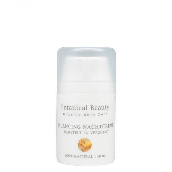 Pedicuresalon Janice - Natuurlijke huidverzorging - Botanical Beauty - Argania Balancing Nachtcrème 50 ml