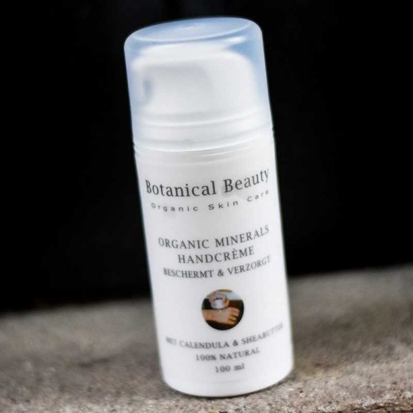 Pedicuresalon Janice - Natuurlijke huidverzorging - Botanical Beauty - Organic Minerals Handcrème 100 ml