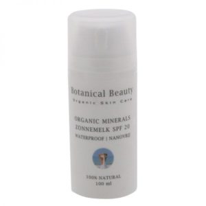 Pedicuresalon Janice - Natuurlijke huidverzorging - Botanical Beauty - Organic Minerals Zonnemelk 100 ml