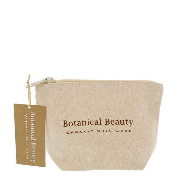 Pedicuresalon Janice - Natuurlijke huidverzorging - Botanical Beauty - Toilettasje 100% Biologisch Katoen